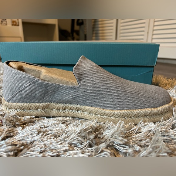 TOMS - Santiago - Espadrille Casual Comfort Ortholite Drizzle Grey size 8 - Picture 2 of 6